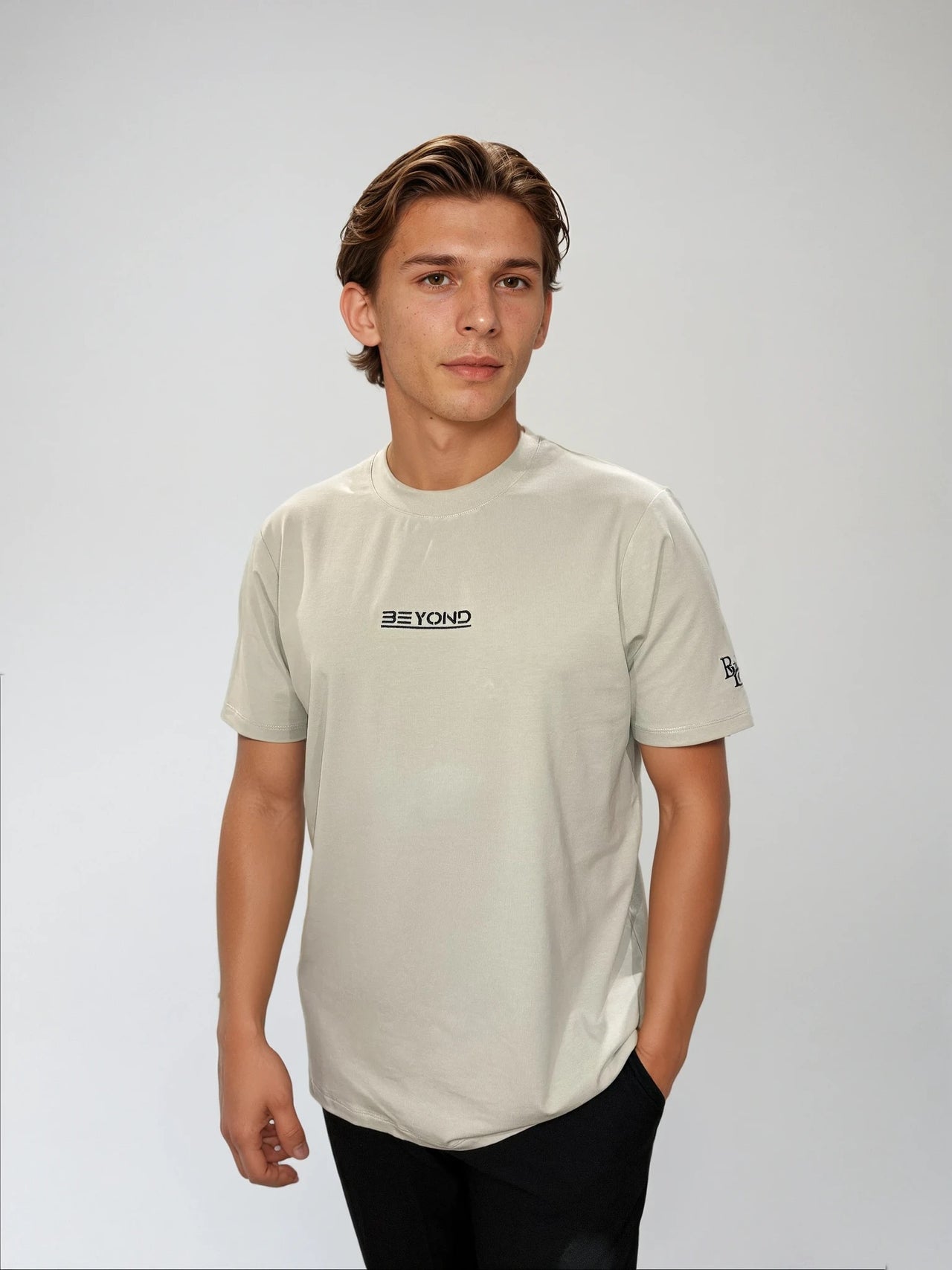 Performance Tee Slate Grey - Side view