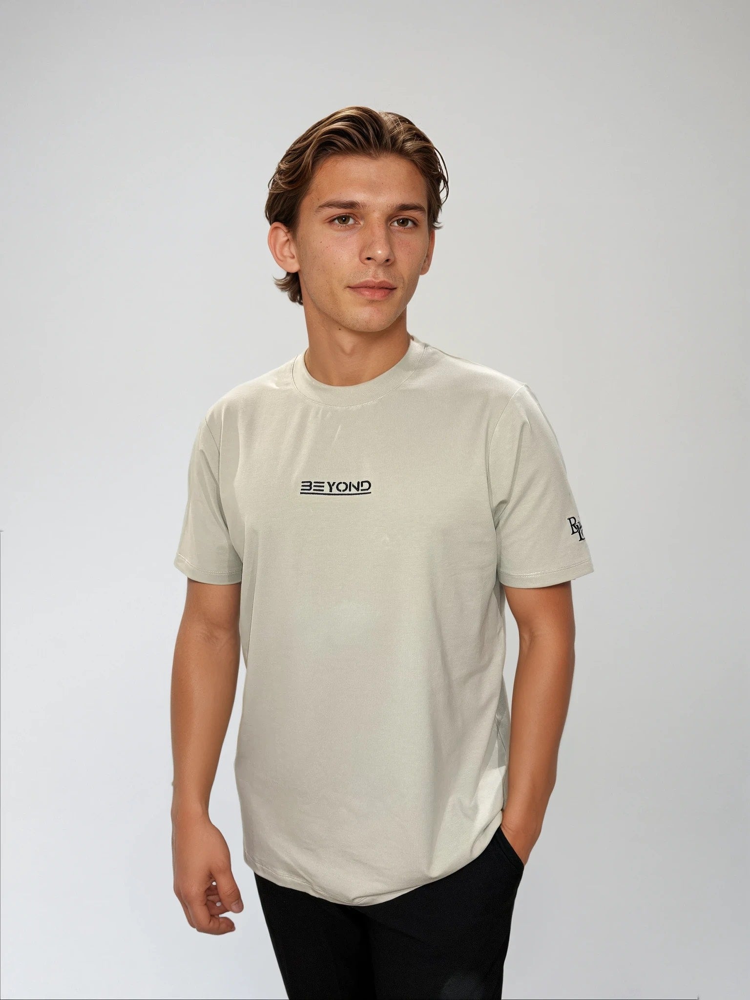 Performance Tee Slate Grey - Side view