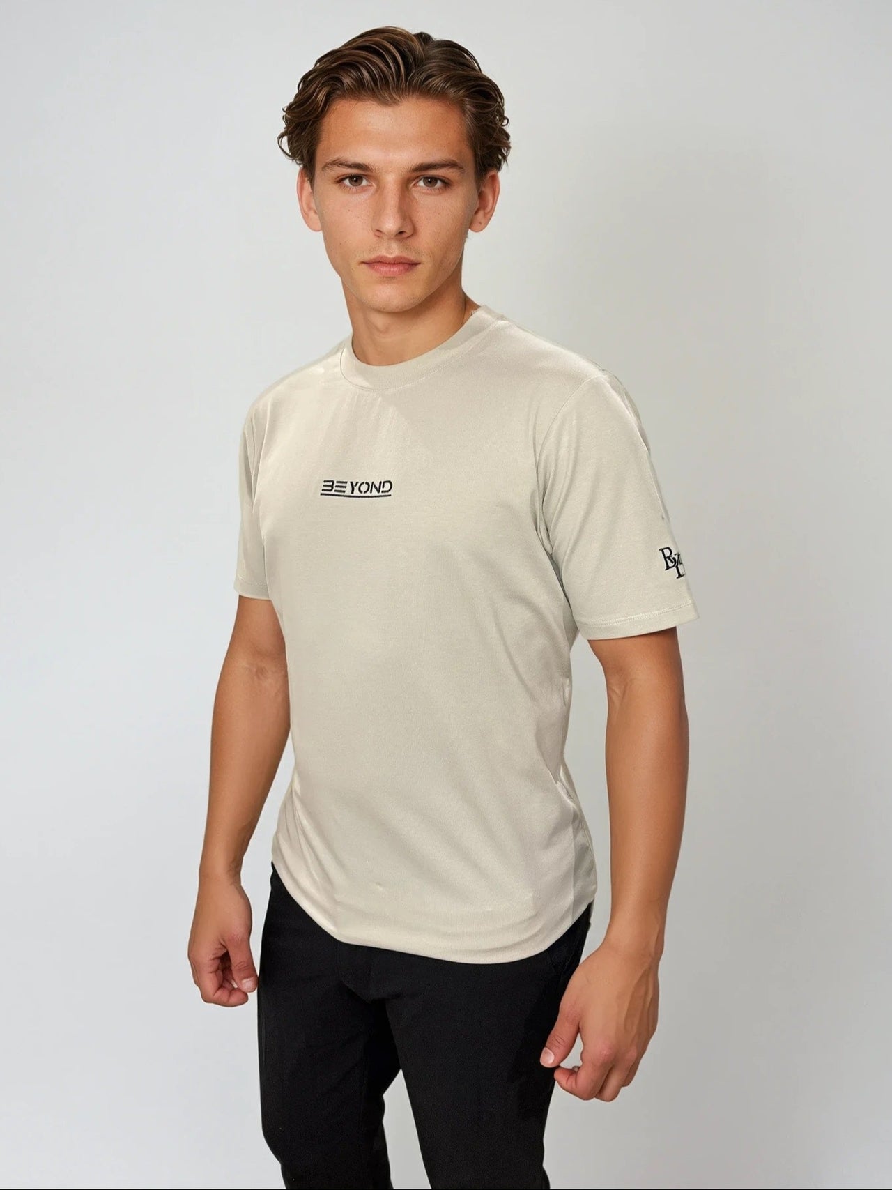 Performance Tee Slate Grey - Angle view