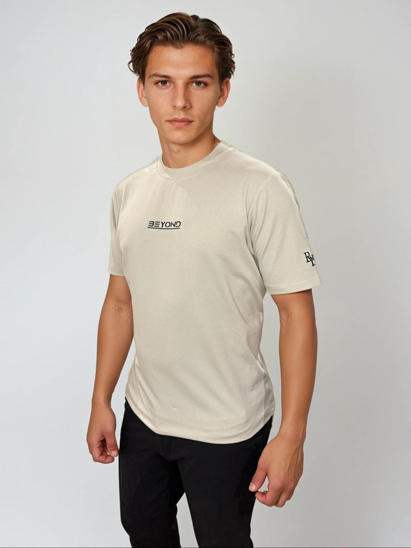 Performance Tee Slate Grey - Angle view