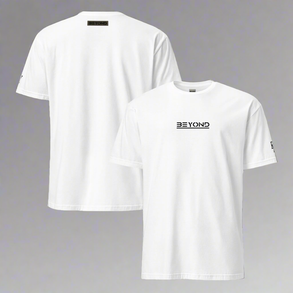Performance Tee Alpine White - Product flat lay