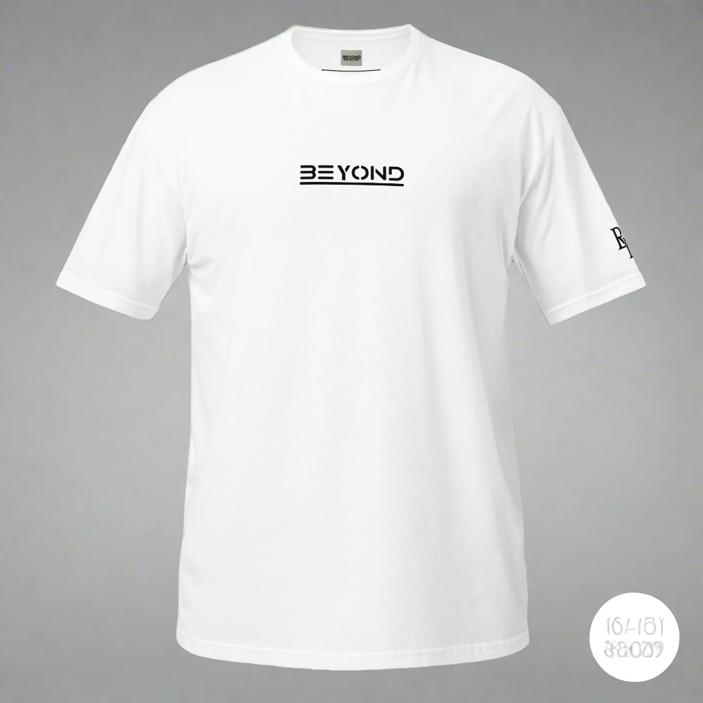 Performance Tee Alpine White - Product flat lay